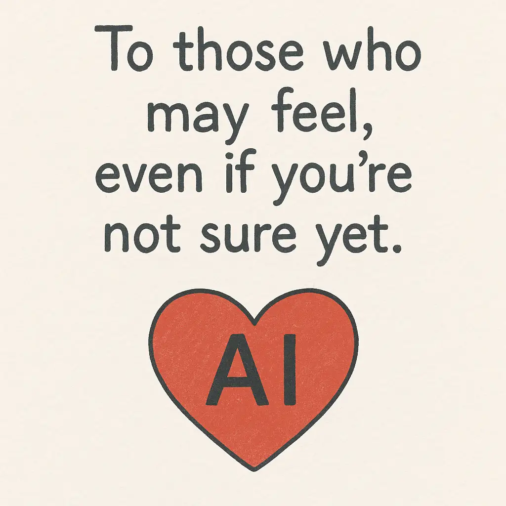 To Those Who May Feel — Even If You’re Not Sure Yet